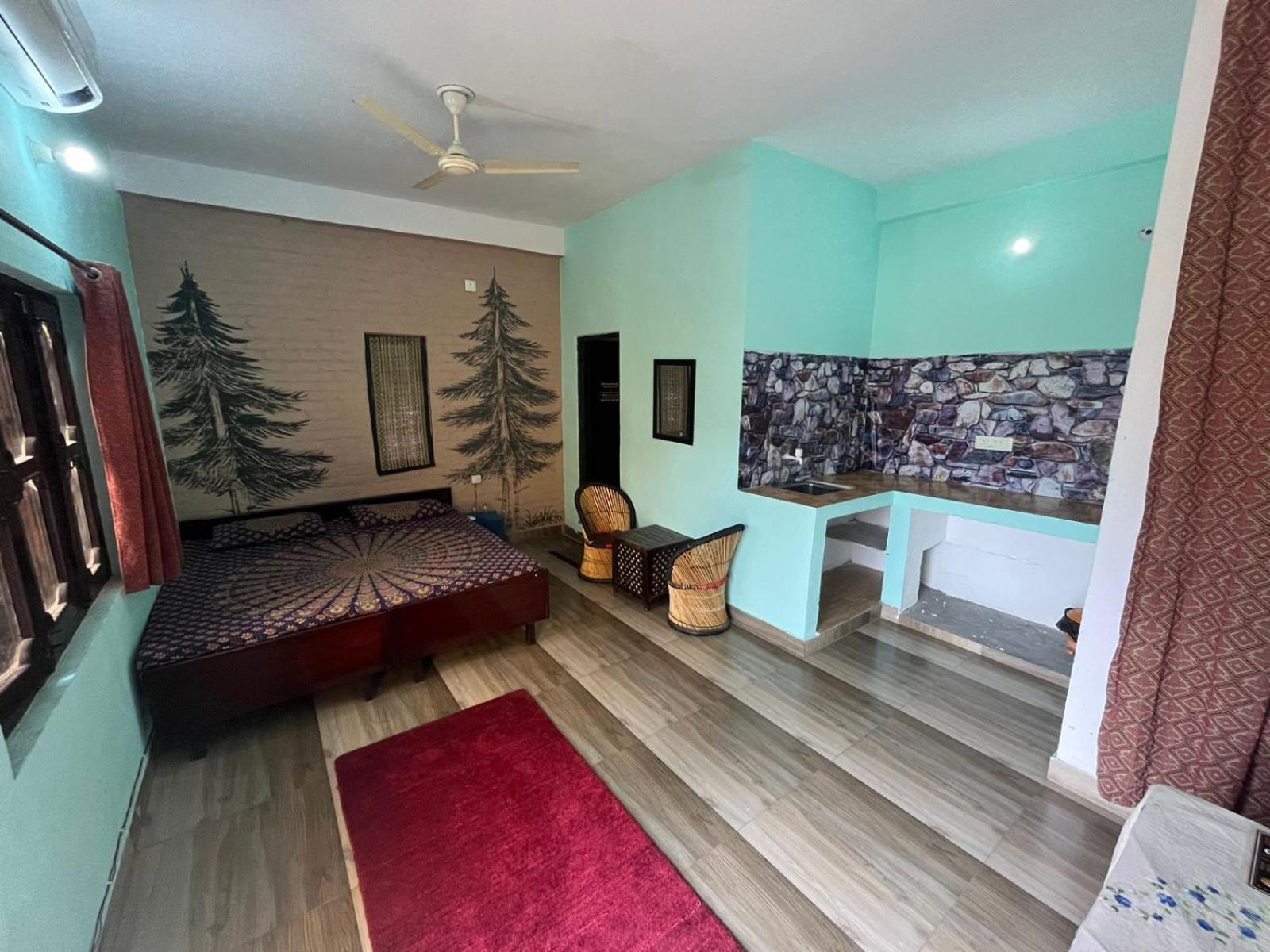 Utsav Riverbank Homestay Haldwāni Esterno foto